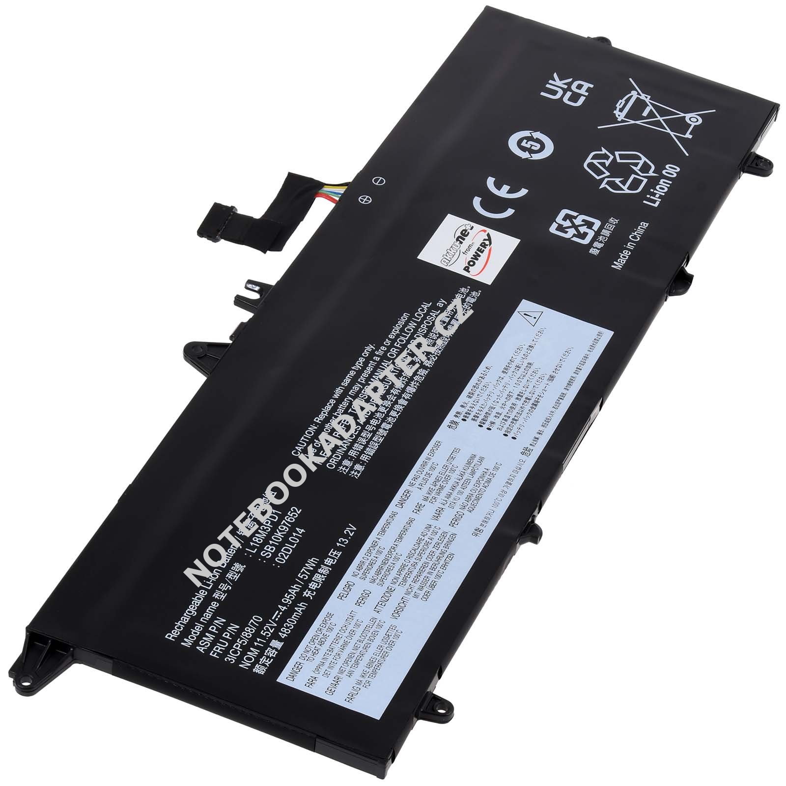 aku Lenovo ThinkPad T490s 20NX000RCD Laptop