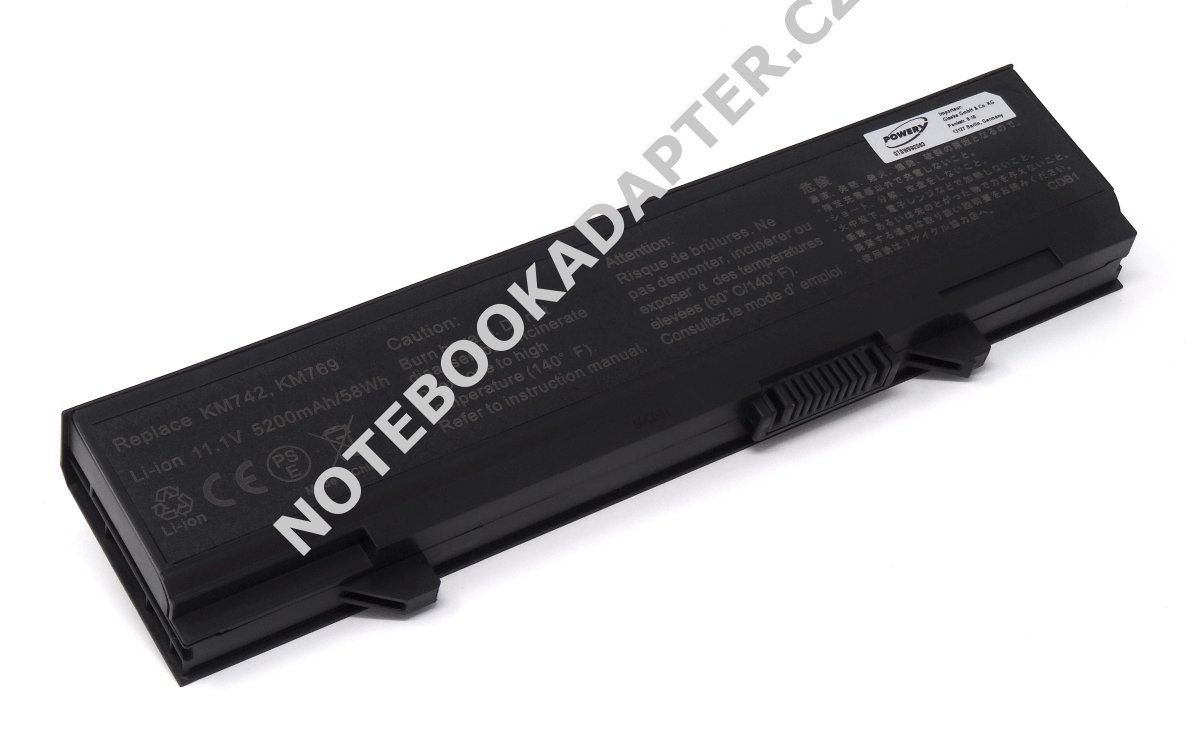 aku pro Dell Typ 312-0762 5200mAh