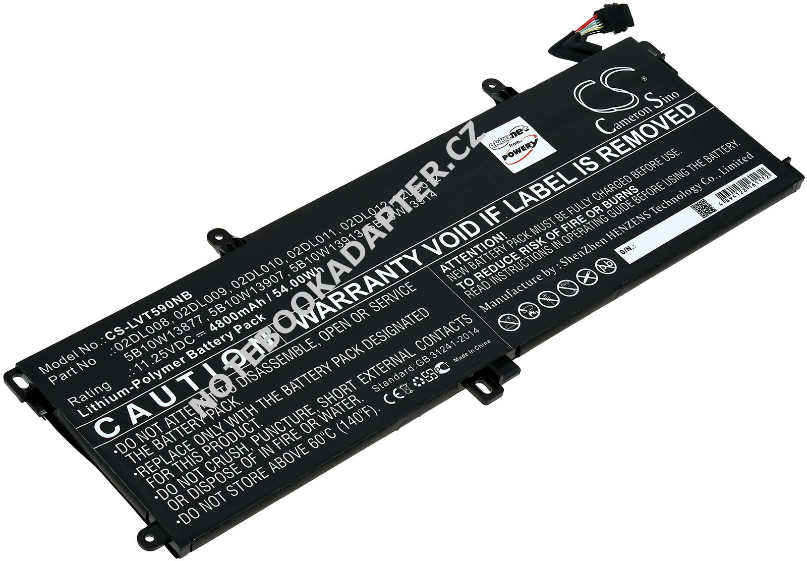 aku pro Lenovo ThinkPad T590 20N40016CD