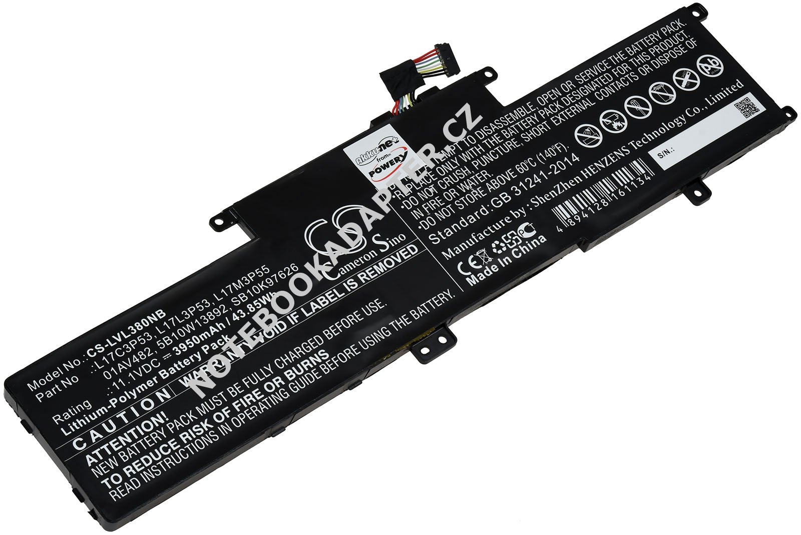 aku pro Lenovo TP L380-20M5S02300